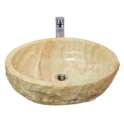 Nablatowa Kamienna Umywalka z Onyksu, Onyks Naturalny (OSU1001)