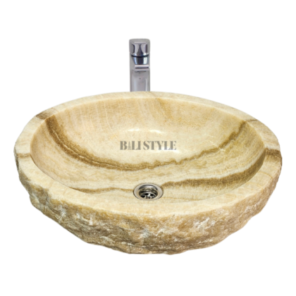 Nablatowa Kamienna Umywalka z Onyksu, Onyks Naturalny (OSU1003)